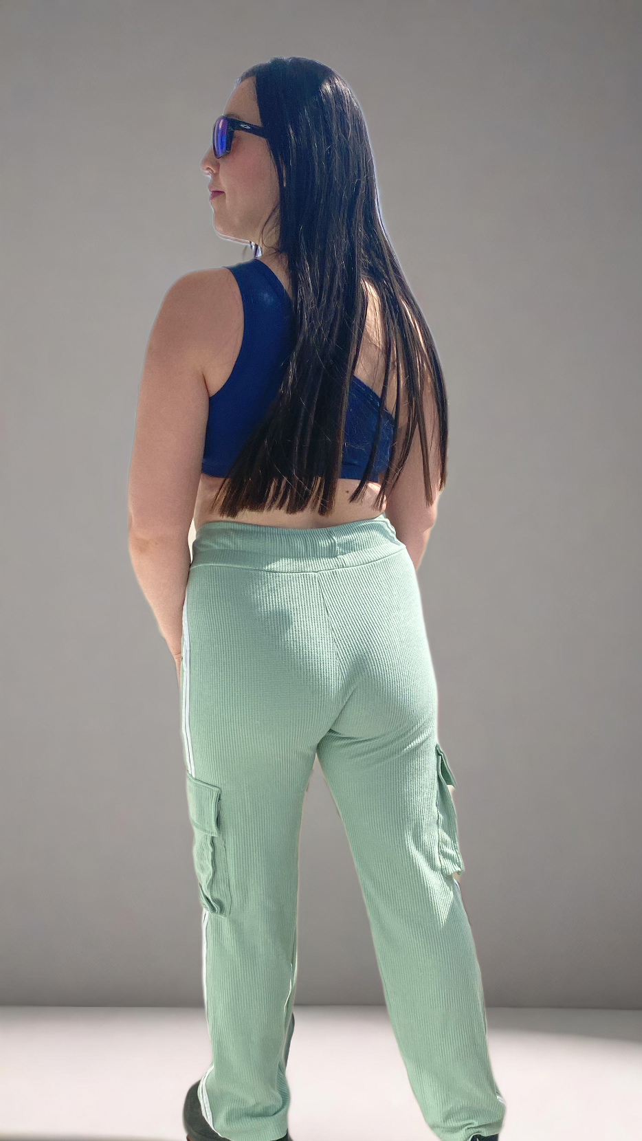 PANTALÓN TELA GALLETA RAYAS