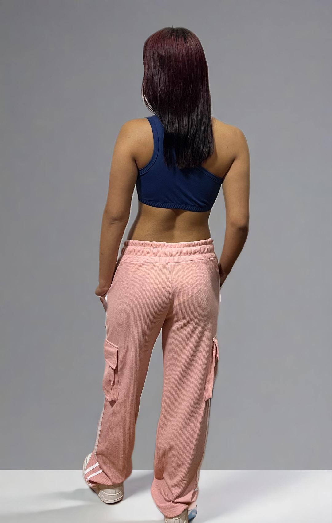 PANTALÓN TELA GALLETA RAYAS