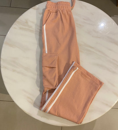 PANTALÓN TELA GALLETA RAYAS